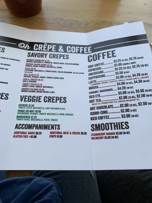 Menu photo 2 Oh Crêpe and Coffee Sault Ste. Marie, MI Menu photo 2 Oh Crêpe and Coffee Sault Ste. Marie, MI