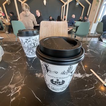 Mothership Coffee Roasters - To-go almond milk late - Coffee & Tea Near Me - Henderson, Nevada Mothership Coffee Roasters - To-go almond milk late - Coffee & Tea Near Me - Henderson, Nevada