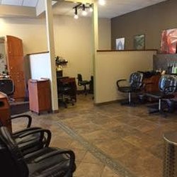 Kalypso Salon - Back area of Salon where shampoo bowls and pedicure and manicure room is located.