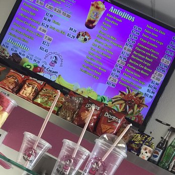 La Michoacana - a menu on the wall - Ice Cream & Frozen Yogurt Near Me - Perris, California La Michoacana - a menu on the wall - Ice Cream & Frozen Yogurt Near Me - Perris, California