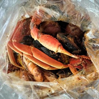 Let's Sea - Everything has so much flavor! This is the let's see snow crab bag - Seafood Near Me - South Gate, California