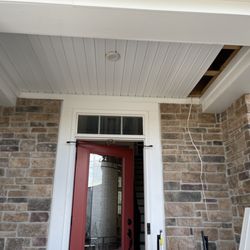 JT's Handyman Service - Before picture of out door lighting install