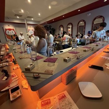 Koyo Hand Roll Bar - Seating area - Sushi Bars Near Me - Houston, Texas Koyo Hand Roll Bar - Seating area - Sushi Bars Near Me - Houston, Texas