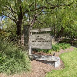 Coto Sports and Recreation Park - Park sign