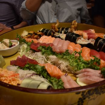 Kotobuki Restaurant - Sushi for 3 (missing a cup of tuna, but it came later!) - Japanese Near Me - Roslyn, New York Kotobuki Restaurant - Sushi for 3 (missing a cup of tuna, but it came later!) - Japanese Near Me - Roslyn, New York