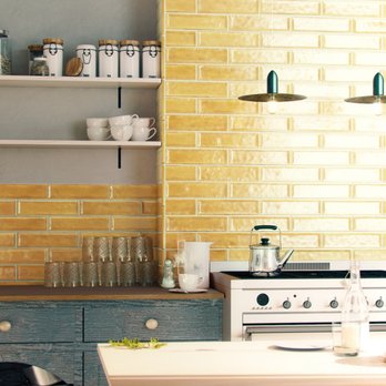 Emser Tile - Raku™ glazed ceramic tile in Mustard - Building Supplies Near Me - Chatsworth, California