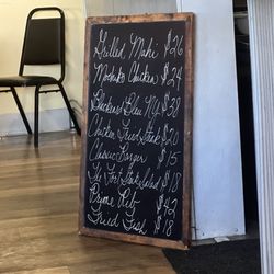 The Fort at 49 - Menu