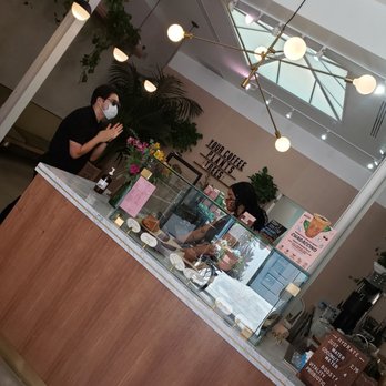 Coffee and Plants - Fabulous barista and another customer - Coffee & Tea Near Me - Pasadena, California
