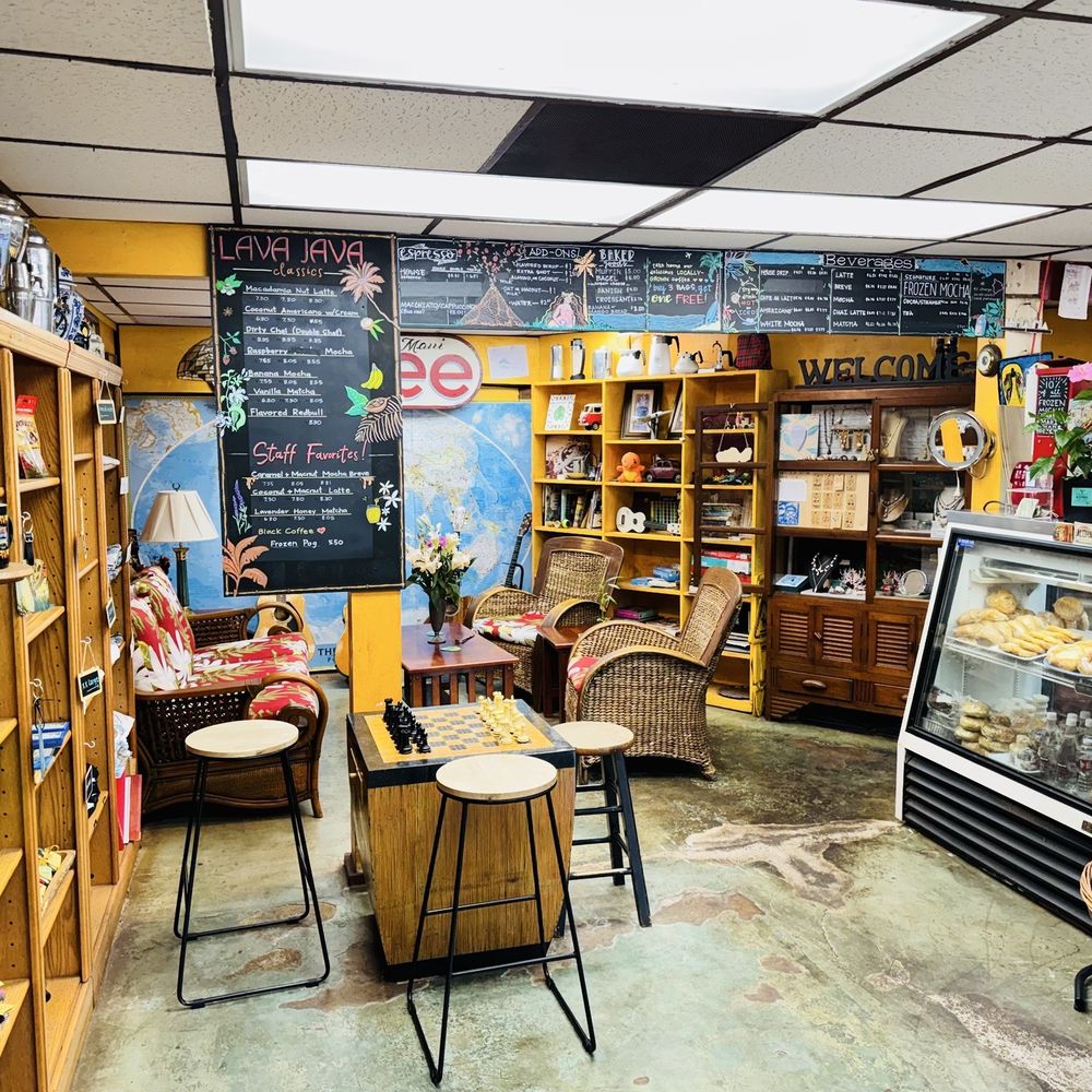 Lava Java Coffee Roasters of Maui - Plenty of merch to buy! Nice little quaint spot to lounge! - Coffee & Tea Near Me - Kihei, Hawaii Lava Java Coffee Roasters of Maui - Plenty of merch to buy! Nice little quaint spot to lounge! - Coffee & Tea Near Me - Kihei, Hawaii