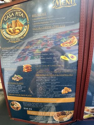 Menu photo 2 Casa Pita Tucson, AZ