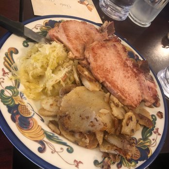 Haus Murphy's - jaeger schnitzel.   She liked the sauerkraut - German Near Me - Glendale, Arizona