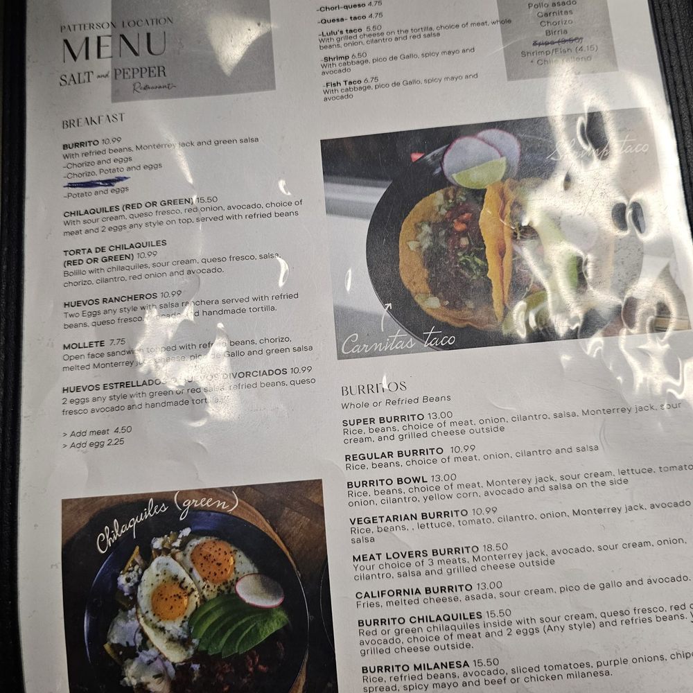 Salt And Pepper Taqueria - Menu - Mexican Near Me - Turlock, California Salt And Pepper Taqueria - Menu - Mexican Near Me - Turlock, California