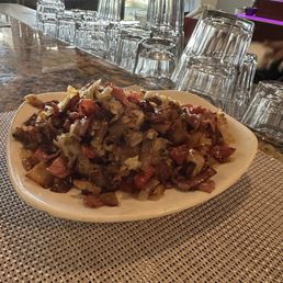 Hand made corned beef hash