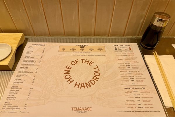 Menu photo 8 Temakase Hand Roll Bar - 28th St New York, NY Menu photo 8 Temakase Hand Roll Bar - 28th St New York, NY