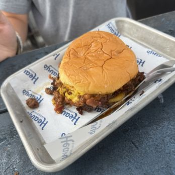 Heavy’s Barburger - Carolina burger - super sloppy - Burgers Near Me - Charleston, South Carolina Heavy’s Barburger - Carolina burger - super sloppy - Burgers Near Me - Charleston, South Carolina