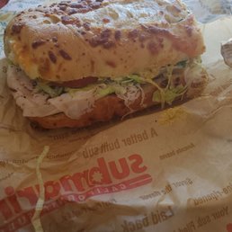 1/2 of an extra large. In other words, the subs are huge!! 1/2 of an extra large. In other words, the subs are huge!!