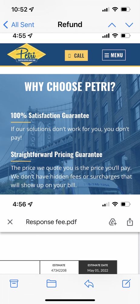 Slide of Petri Plumbing, Heating, Cooling & Drain Cleaning