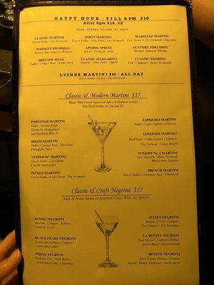 Menu photo 8 B Lounge NYC New York, NY Menu photo 8 B Lounge NYC New York, NY