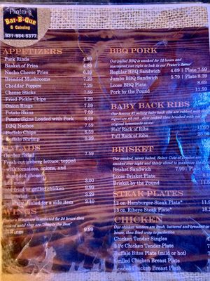 Menu photo 1 Prater's BBQ Manchester, TN
