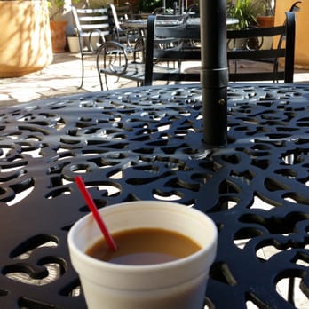 Another Broken Egg Cafe - Coffee in an empty waiting area outside. I am loving this chilly weather! - Breakfast & Brunch Near Me - Shenandoah, Texas Another Broken Egg Cafe - Coffee in an empty waiting area outside. I am loving this chilly weather! - Breakfast & Brunch Near Me - Shenandoah, Texas