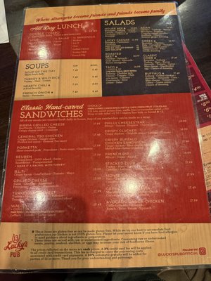 Menu photo 5 Lucky's 13 Pub Plymouth, MN Menu photo 5 Lucky's 13 Pub Plymouth, MN