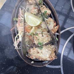 Chicken malai sizzler Chicken malai sizzler