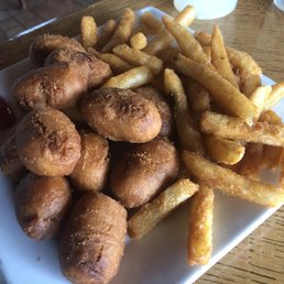 Corn dog nugget kid's meal