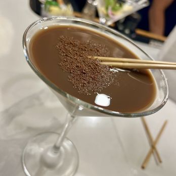 Blue Fish - Chocolate martini the bartender created for me. It was beyond amazing - Japanese Near Me - Ocean City, Maryland Blue Fish - Chocolate martini the bartender created for me. It was beyond amazing - Japanese Near Me - Ocean City, Maryland