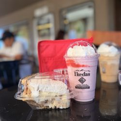 Ikeda's California Country Market - Banana Cream Pie and Strawberry Milkshake