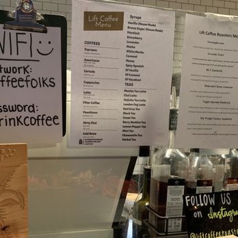 Lift Coffee Roasters - Menu (Oct 2023) - Coffee & Tea Near Me - Riverside, California Lift Coffee Roasters - Menu (Oct 2023) - Coffee & Tea Near Me - Riverside, California