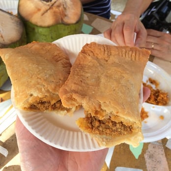 Kiosko El Boricua - carne pastellilo (beef empanada) - Food Stands Near Me - Piñones, Puerto Rico Kiosko El Boricua - carne pastellilo (beef empanada) - Food Stands Near Me - Piñones, Puerto Rico
