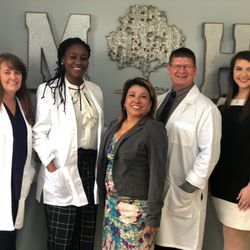 Mother's Helper HHS - The entire team on Opening Day Left to right: Laura Swango, Elsie Ogbonna, Cynthia Foley, Jarold "Tom" Johnston, Mandy Hall