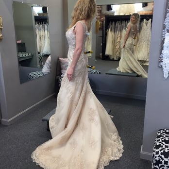 Pure Bliss - Stella York. The first dress I tried on! Bring on the party!!! - Bridal Near Me - Newburyport, Massachusetts