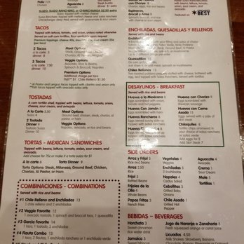 Garcia's Restaurant - menu - Mexican Near Me - Chicago, Illinois Garcia's Restaurant - menu - Mexican Near Me - Chicago, Illinois