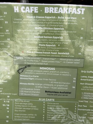 Menu photo 3 H Cafe Los Angeles, CA