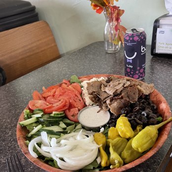 Tossed - Gyro salad was massive and delicious! Customer service was wonderful. The place is so sweet! Menu made us want to eat everything on it! - Salad Near Me - Corning, New York