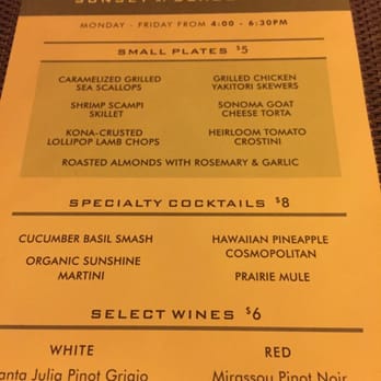 Seasons 52 - Happy hour menu - New American Near Me - Sarasota, Florida Seasons 52 - Happy hour menu - New American Near Me - Sarasota, Florida