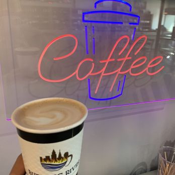 Burning River Coffee - White Chocolate Raspberry latte - Coffee & Tea Near Me - Lakewood, Ohio