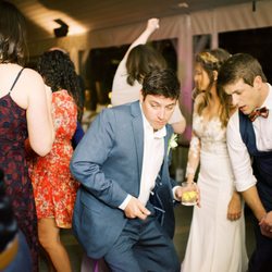 Scenic Event Solutions - Grooving with a drink!