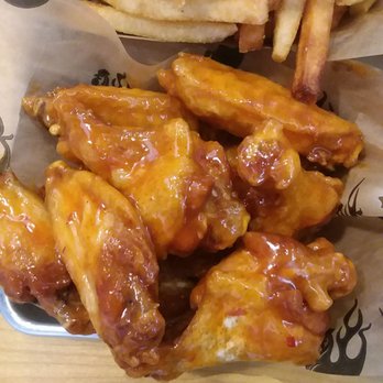 Fire Wings - Mango habanero bone in wings. Really good. - Chicken Wings Near Me - San Bernardino, California Fire Wings - Mango habanero bone in wings. Really good. - Chicken Wings Near Me - San Bernardino, California