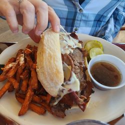 Phil's Restaurant and Sports Lounge - Roast beef sandwich.