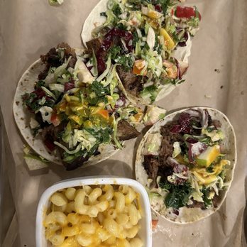 Shale Creek Brewing - Brisket Street Tacos & side of Beer Mac - Breweries Near Me - Franklin, Indiana