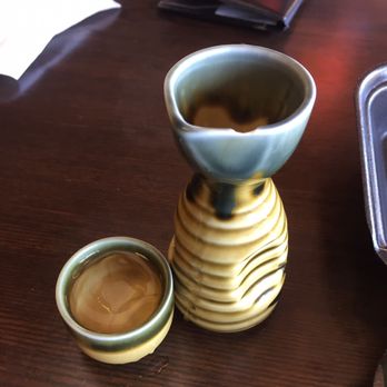 Tokyo Cafe - luke warm sake (asked for cold) - Japanese Near Me - Santa Fe, New Mexico