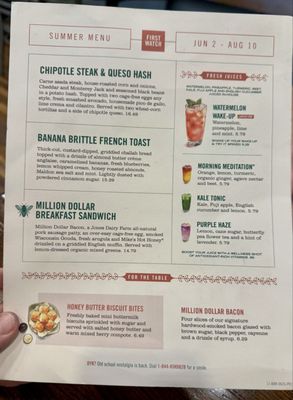 Menu photo 3 First Watch Chandler, AZ