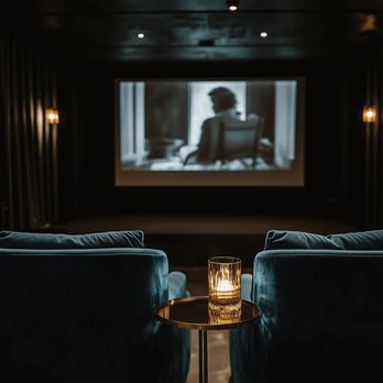 Jo Hamilton Interiors - Hampstead cinema by London interior designer Jo Hamilton, screen view - Interior Design Near Me - London, XGL Jo Hamilton Interiors - Hampstead cinema by London interior designer Jo Hamilton, screen view - Interior Design Near Me - London, XGL