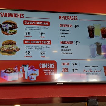 Clyde's Hot Chicken - Menu (1/2) - Chicken Shop Near Me - Fullerton, California Clyde's Hot Chicken - Menu (1/2) - Chicken Shop Near Me - Fullerton, California
