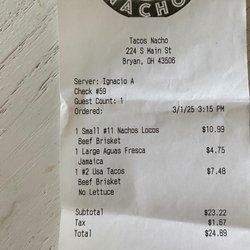 Taco's Nacho's
