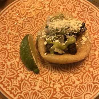 Delicious Denver Food Tours - Carne Asada taco on fry bread - Food Tours Near Me - Denver, Colorado Delicious Denver Food Tours - Carne Asada taco on fry bread - Food Tours Near Me - Denver, Colorado
