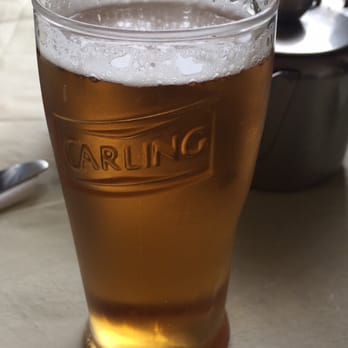 Travellers Rest Restaurant - I/2 pint lager - British Near Me - Llanidloes, POW Travellers Rest Restaurant - I/2 pint lager - British Near Me - Llanidloes, POW