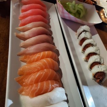 Sushi Asahi - Nigiri and Spicy Tuna Roll - Sushi Bars Near Me - Riverside, California